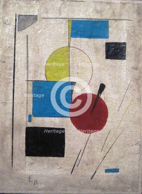 Suprematist Composition, 1921. Artist: Lissitzky, El (1890-1941)