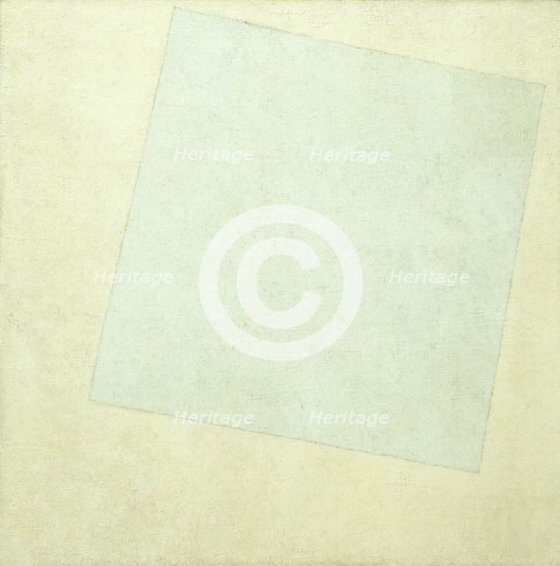 Suprematist Composition. White on White, 1918. Artist: Malevich, Kasimir Severinovich (1878-1935)