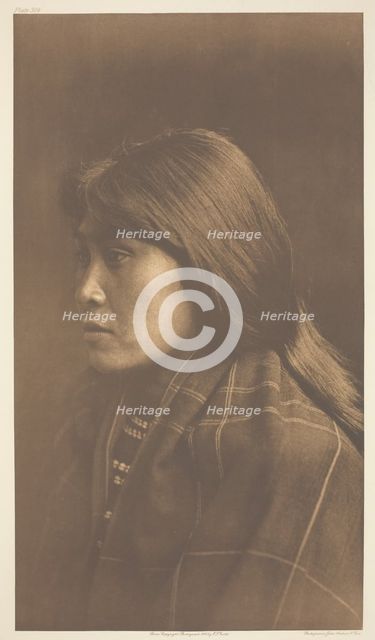 Suquamish Girl, 1912. Creator: Edward Sheriff Curtis.