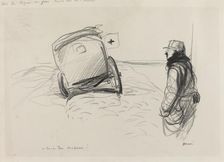 Sur la ligne de feu, c. 1914/1919. Creator: Jean Louis Forain