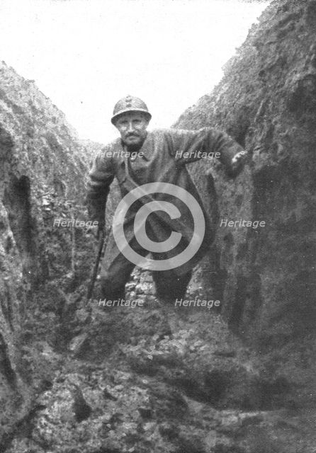 'Sur le Front; nous avons montre, dans un precedent numero, une "bonne tranchee"..., 1915. Creator: Unknown.