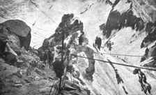 Sur le front Italien; un coin du champ de bataille: le col de Lago Scuro 1918. Creator: Unknown