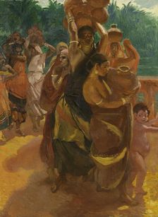 Sur le Pont de Trichinopoly (Inde), 04–1911. Creator: Paul Albert Besnard