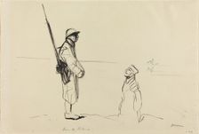 Sur le Rhin, c. 1914/1919. Creator: Jean Louis Forain