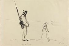 Sur le Rhin, c. 1914/1919. Creator: Jean Louis Forain