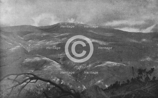 'Sur les champs de bataille Macedoniens de Gornitchevo et du Kaimaktchalan; Le sommet... 1916. Creator: Unknown.
