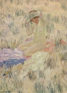 Sur les Dunes 1913, (c1932). Artist: Frederick Carl Frieseke