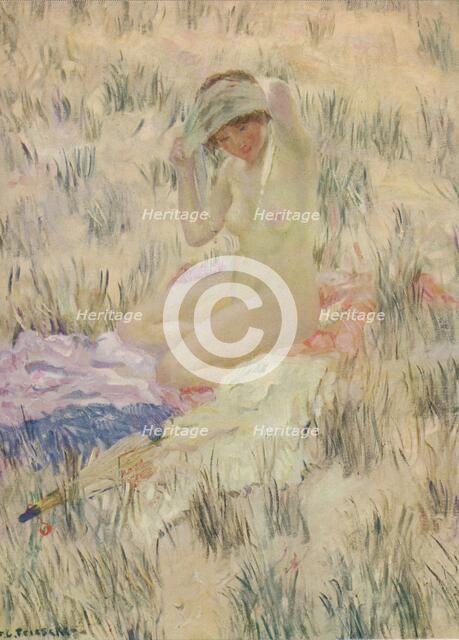 'Sur les Dunes', 1913, (c1932). Artist: Frederick Carl Frieseke.