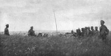 Sur les routes de l'offensive russe: Apres une attaque 1916 Creator: Unknown