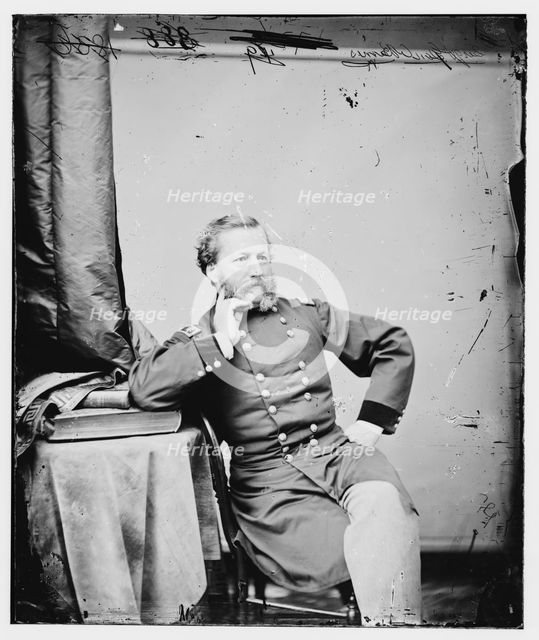 Surgeon General Joseph K. Barnes, US Army, between 1860 and 1875. Creator: Unknown.