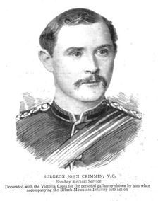 'Surgeon John Crimmin,V.C. Bombay Medical Service 1890. Creator: Unknown