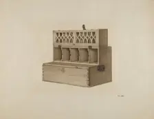 Surgeon's Field Desk and Kit, c. 1941. Creator: Eva Perry