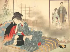 Surgical Ward (Gekashitsu) from Bugei Kurabu (Literary Club), ca. 1906., ca. 1906. Creator: Mizuno Toshikata