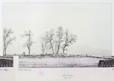 Suresnes, Siege of Paris, 1870-1871. Artist: Paul Roux