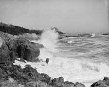 Surf at Marblehead Neck, Mass., c1905. Creator: Unknown