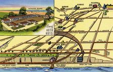 Surf Auto Hotel, Santa Monica, California, USA, 1950