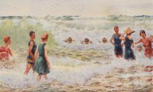 Surf Bathing 1923. Creator: Unknown