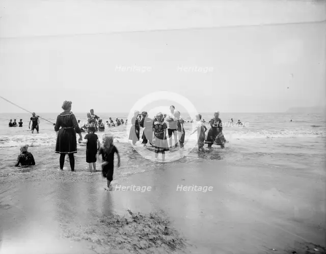 Surf bathing, between 1900 and 1905. Creator: Unknown.