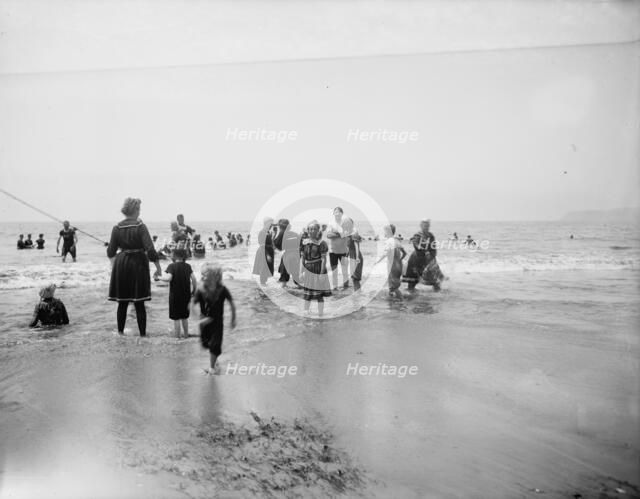 Surf bathing, between 1900 and 1905. Creator: Unknown.