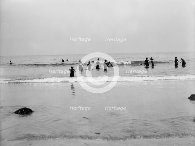 Surf bathing, between 1900 and 1905. Creator: Unknown.