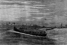 Surf-boat for landing troops on the Gold Coast, 1873. Creator: Unknown