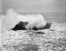 Surf near Nanepashemet Hotel, Marblehead, Mass., between 1895 and 1910. Creator: Unknown