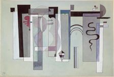 Surfaces réunies (Reunited Surfaces), 1934. Creator: Kandinsky, Wassily Vasilyevich (1866-1944)