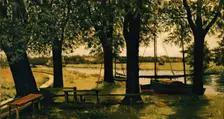 Surlingham Ferry, 1845-1869. Creator: Edwin Edwards