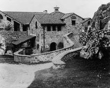 "Surprise Valley Farm," Arthur Curtiss James property, Beacon Hill Road, Newport, Rhode Island, 1917 Creator: Frances Benjamin Johnston