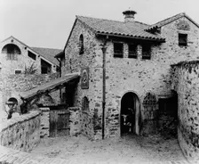 "Surprise Valley Farm," Arthur Curtiss James property, Beacon Hill Road, Newport, Rhode Island, 1917 Creator: Frances Benjamin Johnston