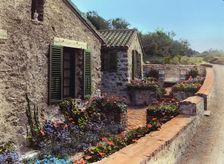 "Surprise Valley Farm," Arthur Curtiss James property, Beacon Hill Road, Newport, Rhode Island, 1917 Creator: Frances Benjamin Johnston