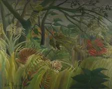 Surprised!, 1891. Artist: Rousseau, Henri Julien Félix (1844-1910)