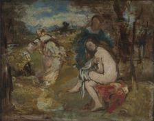 Surprised nymph, c1861. Creator: Edouard Manet
