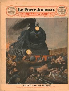 Surpris Par Un Express, 1929. Creator: Unknown
