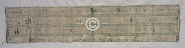 Surround for Turkish Silk Cushion Cover, early 1600s. Creator: Unknown.