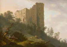 Surroundings of the Habsburg ruins, 1804. Creator: Caspar Rahn
