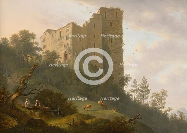 Surroundings of the Habsburg ruins, 1804. Creator: Caspar Rahn.