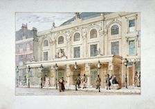 Surrey Theatre and Surrey Coffee House on Blackfriars Road, Southwark, London, c1835. Artist: Thomas Hosmer Shepherd