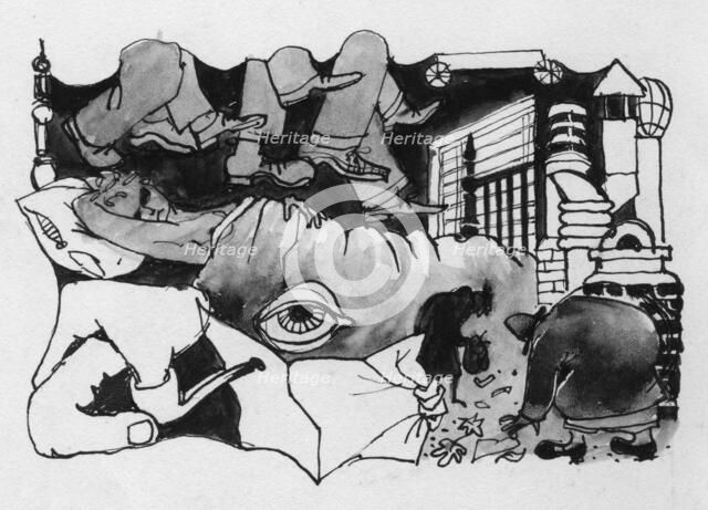 Surreal study, 1952. Creator: Shirley Markham.