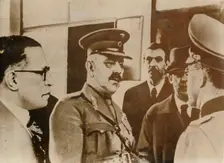Surrender of Athens to the Germans, World War II, 1941. Creator: Unknown