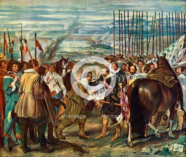 'Surrender of Breda (Las Lanzas)', 1634-1635. Creator: Diego Velasquez.