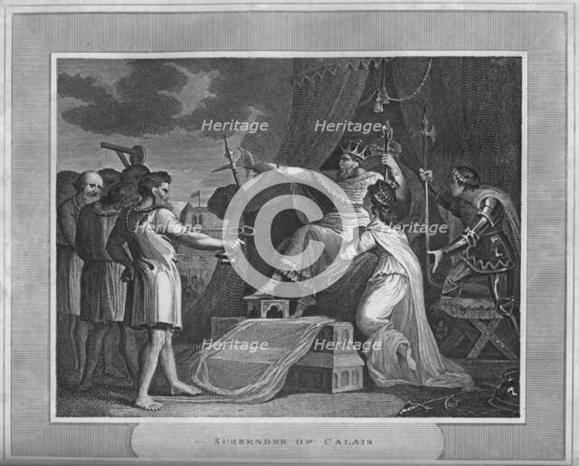 'Surrender of Calais', 1838. Creator: Unknown.