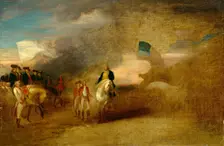 Surrender of Cornwallis at Yorktown, 1787. Creator: John Trumbull