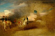 Surrender of Cornwallis at Yorktown, 1787. Creator: John Trumbull