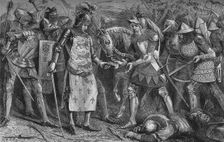 Surrender of the King of France at Poitiers September 1356, (c1880)