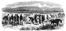 Surrender of the New Zealand Chief, William Thompson, to Brigadier-General Carey, 1865. Creator: Unknown
