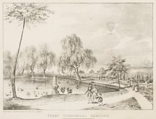 Surry Zoological Gardens, 1836. Creator: Unknown
