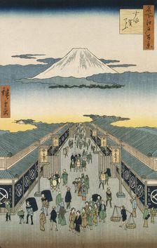 Suruga Street, 1856-58. Creator: Ando Hiroshige