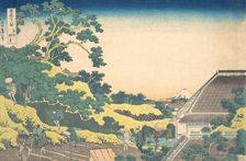 Surugadai in Edo (Toto Sundai), from the series Thirty-six Views of Mount Fuji (Fug..., ca. 1830-32. Creator: Hokusai