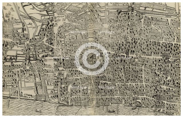 Survey of London, 16th or 17th century (1886). Artist: Unknown